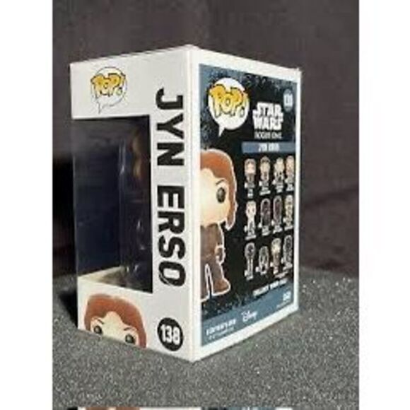 Jyn Erso Star Wars Rogue One Funko Pop Vinyl Bobblehead Toy Play Figure Statue - Picture 4 of 5